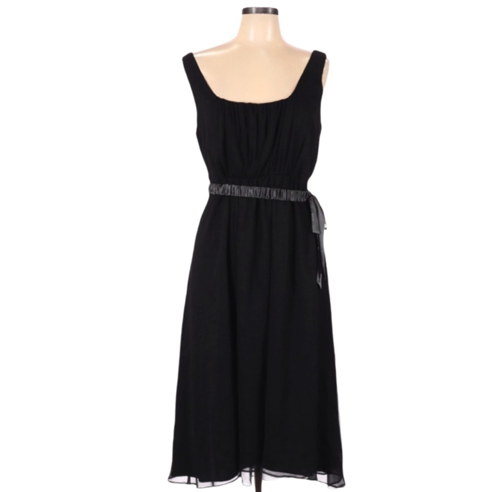 SIMPLY VERA BY VERA WANG Black Midi Dress 10
